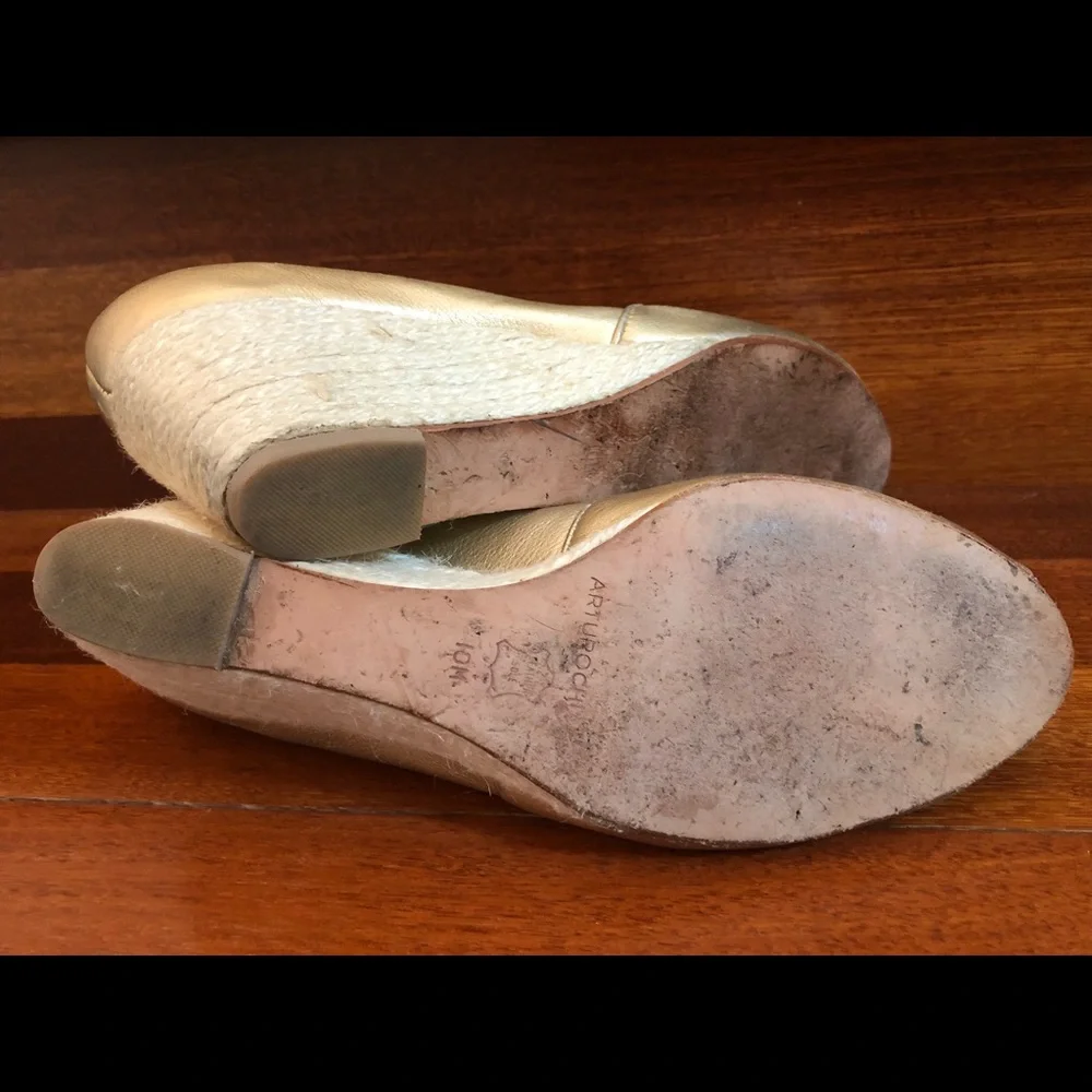 Arturo Chiang open toe wedge heel shoes - Picture 5 of 5
